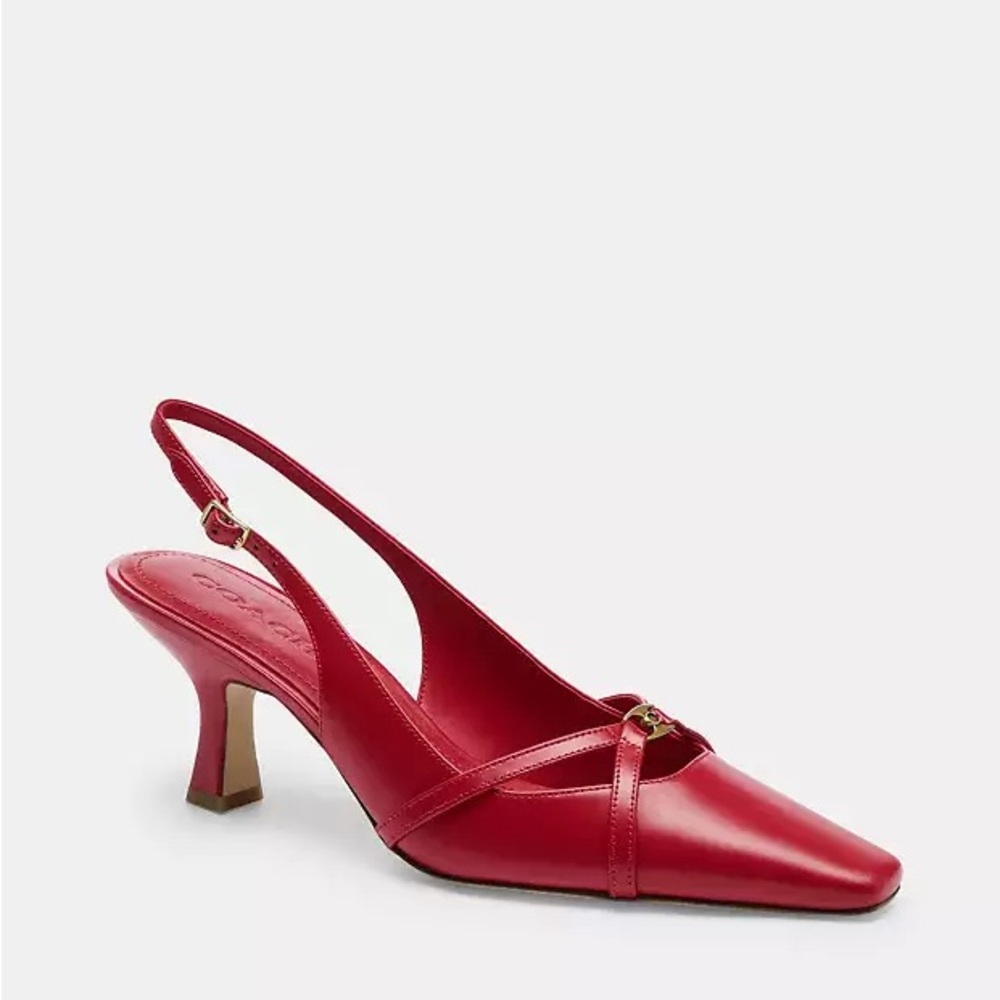 Coach Rowyn Ruby Slingbacks 6.5
